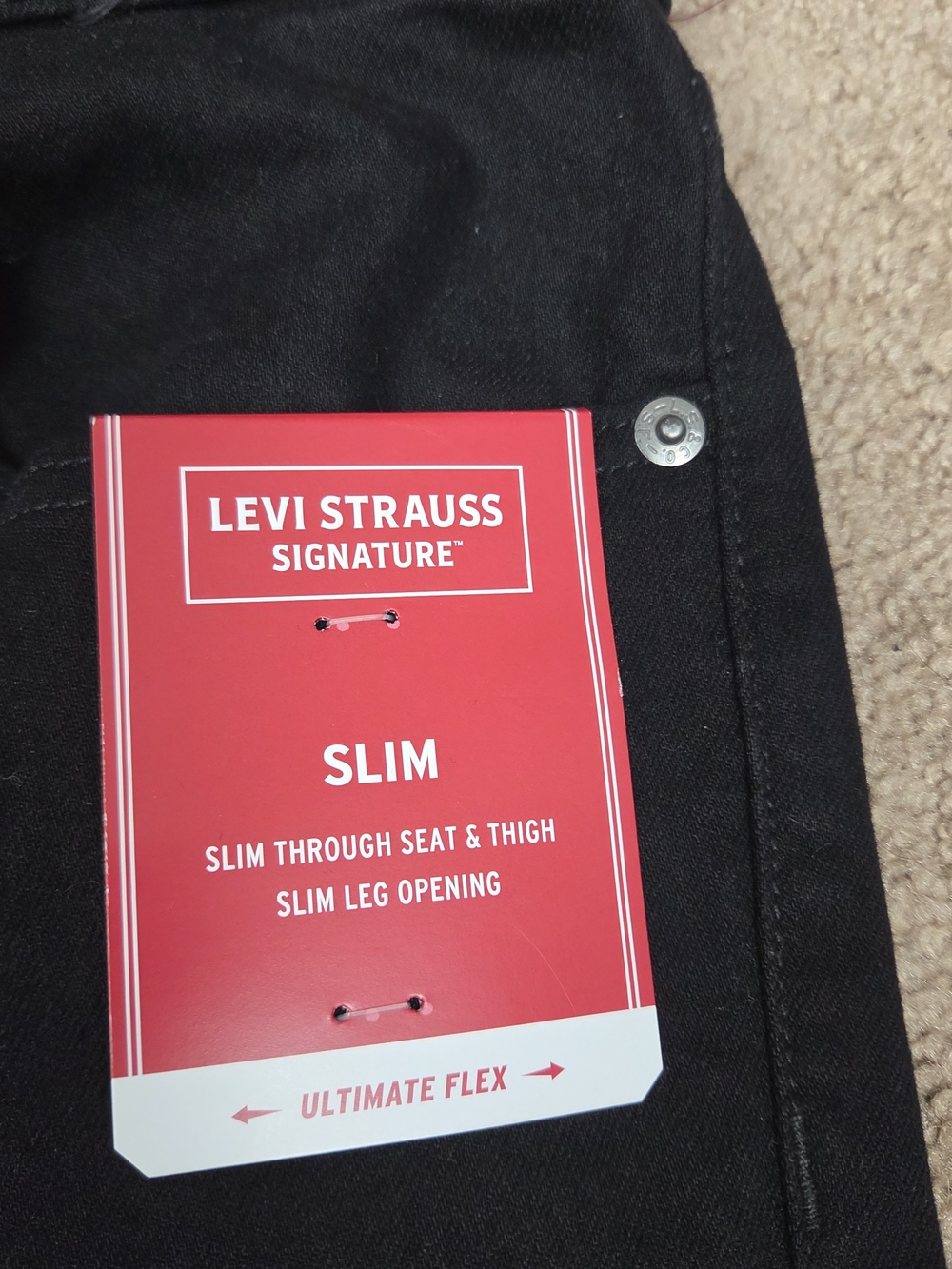 Levi's Black Men's Jeans - Picture 2 of 6